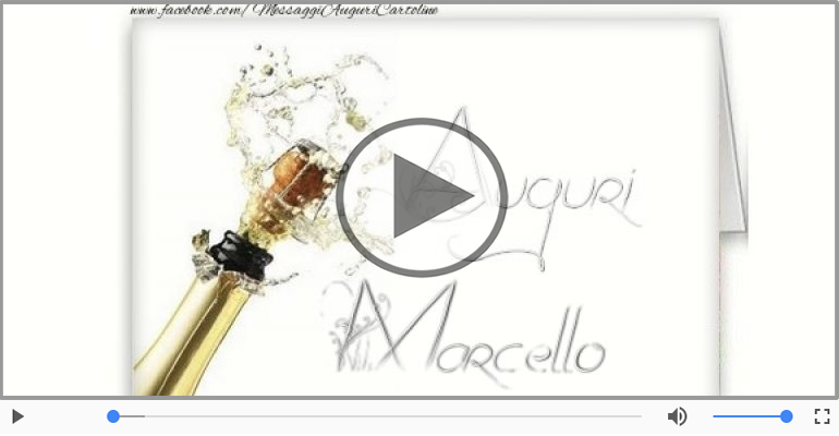 Cartoline musicali di auguri - Tanti Auguri di Buon Compleanno Marcello!