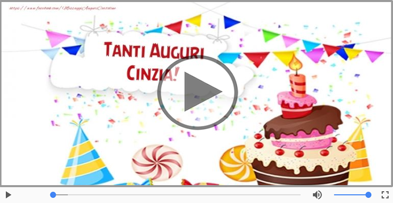 Happy Birthday Cinzia Buon Compleanno Cinzia Te Iubesc Pian Cartoline Musicali Di Compleanno Cartolinemusicali Com