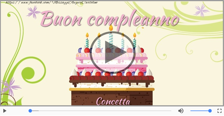 Abnormal air assist Cartoline musicali con il nome Concetta | Compleanno | cartolinemusicali.com