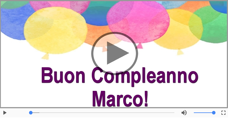 Happy Birthday Marco Buon Compleanno Marco Te Iubesc Pian Cartoline Musicali Di Compleanno Cartolinemusicali Com