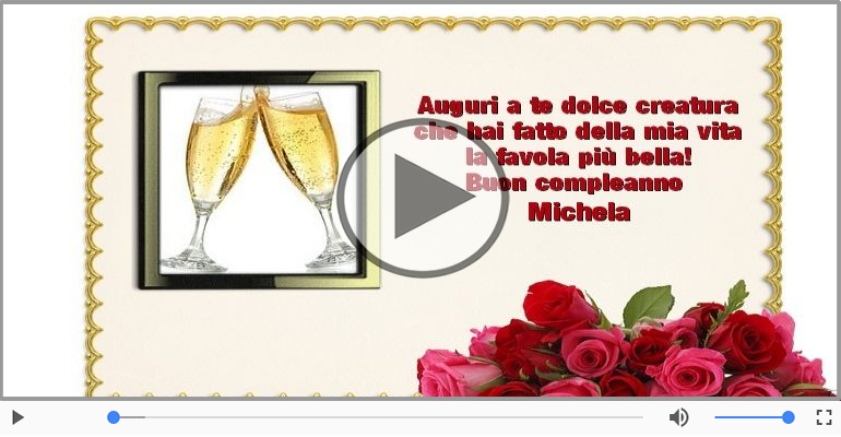 Happy Birthday Michela Buon Compleanno Michela Happy Birthday Piano Cartoline Musicali Di Compleanno Cartolinemusicali Com